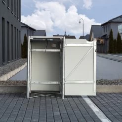 Cache-poubelle Müllbox En Aluminium Noir 240L – HIDE 11 Cache-poubelle Müllbox En Aluminium Noir 240L – HIDE -Nesling Magasin cache poubelle mullbox en aluminium noir 240l hide 3