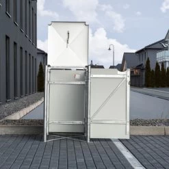 Cache-poubelle Müllbox En Aluminium Noir 240L – HIDE 12 Cache-poubelle Müllbox En Aluminium Noir 240L – HIDE -Nesling Magasin cache poubelle mullbox en aluminium noir 240l hide 4