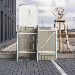 Cache-poubelle Müllbox En Bois Traité Gris 240L – HIDE 13 Cache-poubelle Müllbox En Bois Traité Gris 240L – HIDE -Nesling Magasin cache poubelle mullbox en bois traite gris 240l hide 5