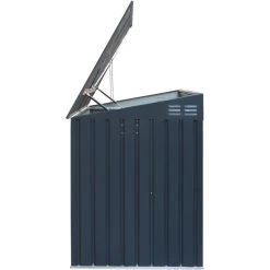 Cache-poubelle Triple 235x100x131cm En Acier Pour Conteneurs 240L – Westmann 12 Cache-poubelle Triple 235x100x131cm En Acier Pour Conteneurs 240L – Westmann -Nesling Magasin cache poubelle triple 235x100x131cm en acier pour conteneurs 240l westmann 4