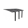 Carport 300x500cm En Aluminium Gris Anthracite H220cm Avec 3 Poteaux ULISS - GardenGate -Nesling Magasin carport 300x500cm en aluminium gris anthracite h220cm avec 3 poteaux uliss gardengate
