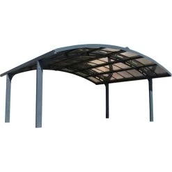 Carport Double En Alu Gris Et Polycarbonate Arizona Breeze 5000 Palram - Canopia 12 Carport Double En Alu Gris Et Polycarbonate Arizona Breeze 5000 Palram - Canopia -Nesling Magasin carport double en alu gris et polycarbonate arizona breeze 5000 palram 4