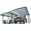 Carport Double En Aluminium Anthracite Et Polycarbonate 6mm X-METAL 2 Carport Double En Aluminium Anthracite Et Polycarbonate 6mm X-METAL -Nesling Magasin carport double en aluminium anthracite et polycarbonate 6mm x metal