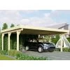 Carport Double En Bois Autoclave 28,3m² Et Toit En Acier – KARIBU -Nesling Magasin carport double en bois autoclave 283m et toit en acier karibu