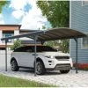 Carport En Alu Gris Et Polycarbonate Bronze 1 Voiture 14,6m² Victoria 5000 - Canopia By Palram -Nesling Magasin carport en alu gris et polycarbonate bronze 1 voiture 146m victoria 5000 canopia by palram