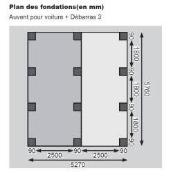 Carport En Bois Autoclave 30,35m² Avec Débarras 14,4m² - Karibu 13 Carport En Bois Autoclave 30,35m² Avec Débarras 14,4m² - Karibu -Nesling Magasin carport en bois autoclave 3035m avec debarras 144m karibu 5