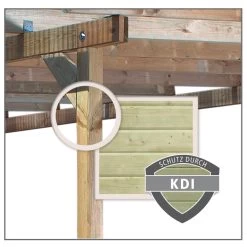 Carport En Bois Autoclave 40,2m² Et Toit En Acier – KARIBU -Nesling Magasin carport en bois autoclave 402m et toit en acier karibu 3