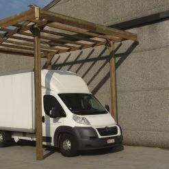 Carport Modulable Camping Car 3x5x4m En Bois Traité Autoclave - SOLID