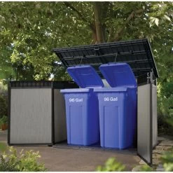 Coffre De Jardin En Résine Brossée Brossium 2100L - Keter -Nesling Magasin coffre de jardin en resine brossee brossium 2100l keter 4