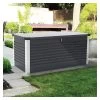 Coffre De Rangement En Métal Anthracite 750L Patio Box 1,06m² TRIMETALS -Nesling Magasin coffre de rangement en metal antracite 750l patio box 106m trimetals