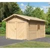 Garage En Bois Certifié 13,28m² – Madriers 28mm - Karibu 2 Garage En Bois Certifié 13,28m² – Madriers 28mm - Karibu -Nesling Magasin garage en bois certifie 1328m madriers 28mm karibu