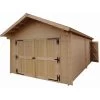 Garage En Bois Massif 24,23m² – Madriers 60mm – Habrita 2 Garage En Bois Massif 24,23m² – Madriers 60mm – Habrita -Nesling Magasin garage en bois massif 2423m madriers 60mm habrita