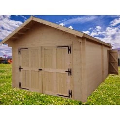 Garage En Bois Massif 24,23m² – Madriers 60mm – Habrita 10 Garage En Bois Massif 24,23m² – Madriers 60mm – Habrita -Nesling Magasin garage en bois massif 2423m madriers 60mm habrita 3