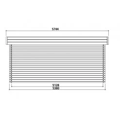Garage Toit Plat 19,26m² Avec Porte Sectionnelle Motorisée Madriers 40mm SOLID 13 Garage Toit Plat 19,26m² Avec Porte Sectionnelle Motorisée Madriers 40mm SOLID -Nesling Magasin garage toit plat 1926m avec porte sectionnelle motorisee madriers 40mm solid 5