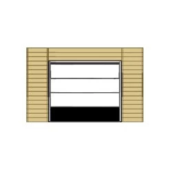 Garage Torino 20,91m² Avec Porte Sectionnelle Motorisée Madriers 28mm SOLID -Nesling Magasin garage torino 2091m avec porte sectionnelle motorisee madriers 28mm solid 3