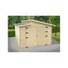 Garage Torino 20,91m² Madriers 28mm Avec Double Porte Battante - SOLID 2 Garage Torino 20,91m² Madriers 28mm Avec Double Porte Battante - SOLID -Nesling Magasin garage torino 2091m madriers 28mm avec double porte battante solid