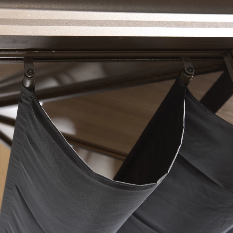 Jardin D’hiver Castel 362x298cm En Aluminium Et Polycarbonate Avec Stores – SOJAG 5 Jardin D’hiver Castel 362x298cm En Aluminium Et Polycarbonate Avec Stores – SOJAG – Image 3