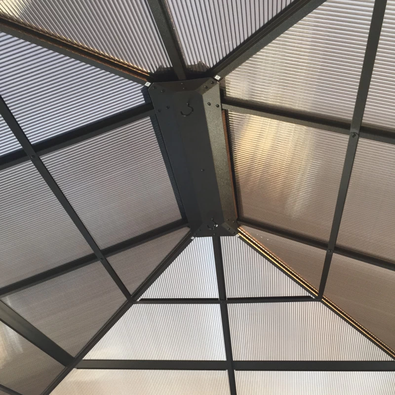 Jardin D’hiver Castel 362x298cm En Aluminium Et Polycarbonate Avec Stores – SOJAG 8 Jardin D’hiver Castel 362x298cm En Aluminium Et Polycarbonate Avec Stores – SOJAG – Image 6