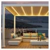 Kit éclairage 2 Lames Blanches LEDS 3m + Télécommande Pour Pergola Ombrea -Nesling Magasin kit eclairage 2 lames blanches leds 3m telecommande pour pergola ombrea