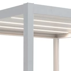 Kit éclairage 2 Lames Blanches LEDS 3m + Télécommande Pour Pergola Ombrea -Nesling Magasin kit eclairage 2 lames blanches leds 3m telecommande pour pergola ombrea 3