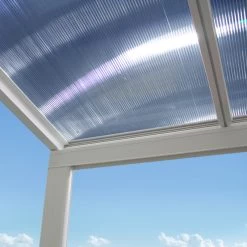Pergola Adossée 300x300cm En Aluminium Blanc Et Polycarbonate 4mm CIELO - DCB Garden 10 Pergola Adossée 300x300cm En Aluminium Blanc Et Polycarbonate 4mm CIELO - DCB Garden -Nesling Magasin pergola adossee 300x300cm en aluminium blanc et polycarbonate 4mm cielo dcb garden 2