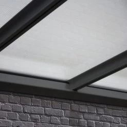 Pergola Adossée 300x300cm En Aluminium Noir Et Polycarbonate 4mm CIELO - DCB Garden 11 Pergola Adossée 300x300cm En Aluminium Noir Et Polycarbonate 4mm CIELO - DCB Garden -Nesling Magasin pergola adossee 300x300cm en aluminium noir et polycarbonate 4mm cielo dcb garden 3