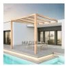 Pergola Adossée En Bois Lamellé-collé 400x400cm Burgos – Maderland -Nesling Magasin pergola adossee en bois lamelle colle 400x400cm burgos maderland