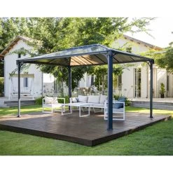 Pergola Aluminium Et Polycarbonate 430x295,5cm Martinique 4300 Palram - Canopia