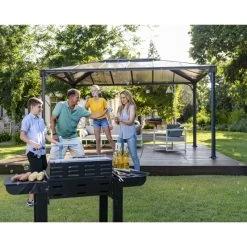 Pergola Aluminium Et Polycarbonate 430x295,5cm Martinique 4300 Palram - Canopia -Nesling Magasin pergola aluminium et polycarbonate 430x2955cm martinique 4300 palram 3
