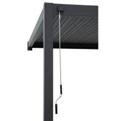 Pergola Bioclimatique Adossée En Alu Anthracite 3,6x6m Ombrea -Nesling Magasin pergola bioclimatique adossee en alu anthracite 36x6m ombrea 5