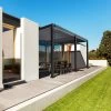 Pergola Bioclimatique Adossée En Alu Anthracite 3x5.3m Ombrea -Nesling Magasin pergola bioclimatique adossee en alu anthracite 3x36m ombrea