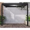 Pergola Bioclimatique Adossée En Alu Anthracite 3x3m Ombrea -Nesling Magasin pergola bioclimatique adossee en alu anthracite 3x3m ombrea