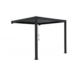 Pergola Bioclimatique Adossée En Alu Anthracite 3x3m Ombrea -Nesling Magasin pergola bioclimatique adossee en alu anthracite 3x3m ombrea 3