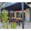 Pergola Bioclimatique Alu Anthracite 10,80m² Toit Avec Lames Ovales Aluminium + Ventelles Latérales Pour Côté 3,60m – HABRITA 1 Pergola Bioclimatique Alu Anthracite 10,80m² Toit Avec Lames Ovales Aluminium + Ventelles Latérales Pour Côté 3,60m – HABRITA -Nesling Magasin pergola bioclimatique alu anthracite 1080m toit avec lames ovales aluminium ventelles laterales pour cote 360m habrita