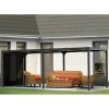 Pergola Bioclimatique Aluminium Anthracite 21,52m² + Toit Avec Lames Ovales + 1 Rideau Pour Côté 3,60m HABRITA 2 Pergola Bioclimatique Aluminium Anthracite 21,52m² + Toit Avec Lames Ovales + 1 Rideau Pour Côté 3,60m HABRITA -Nesling Magasin pergola bioclimatique aluminium anthracite 2152m toit avec lames ovales 1 rideau pour cote 360m habrita