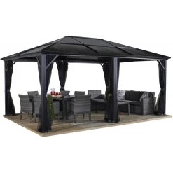 Pergola De Jardin Meridien 365x485cm En Aluminium Anthracite Et Polycarbonate 8mm – SOJAG 10 Pergola De Jardin Meridien 365x485cm En Aluminium Anthracite Et Polycarbonate 8mm – SOJAG -Nesling Magasin pergola de jardin meridien en aluminium anthracite et polycarbonate 8mm sojag 2