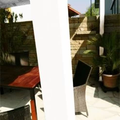 Pergola En Aluminium Blanc 350x505cm Florence – PARAGON OUTDOOR -Nesling Magasin pergola en aluminium blanc 350x505cm florence paragon outdoor 4