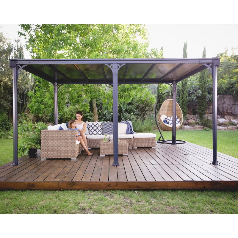 Pergola En Aluminium Et Polycarbonate 316x436cm Milano™ 4300 - Palram - Canopia 7 Pergola En Aluminium Et Polycarbonate 316x436cm Milano™ 4300 - Palram - Canopia – Image 5