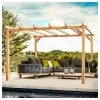 Pergola En Bois Lamellé-collé 400x300cm Linares – Maderland -Nesling Magasin pergola en bois lamelle colle 400x300cm linares maderland