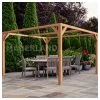 Pergola En Bois Lamellé-collé 400x300cm Tarragona – Maderland -Nesling Magasin pergola en bois lamelle colle 400x300cm tarragona maderland