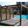 Pergola THERMAUVENT 10,67m² Paroi Avec Ventelles Mobiles HABRITA -Nesling Magasin pergola thermauvent 1067m paroi avec ventelles mobiles habrita