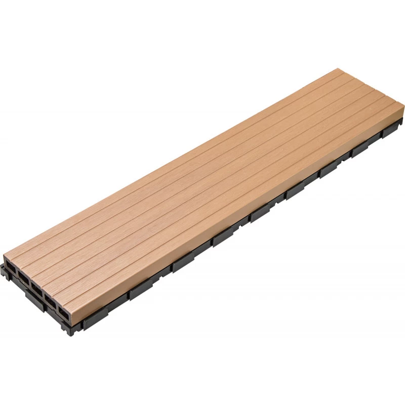 Plancher En Bois Composite - Lot De 0,6m² - Lames Clipsables - Marron - Compolife 5 Plancher En Bois Composite - Lot De 0,6m² - Lames Clipsables - Marron - Compolife – Image 3