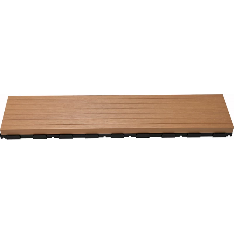 Plancher En Bois Composite - Lot De 0,6m² - Lames Clipsables - Marron - Compolife 7 Plancher En Bois Composite - Lot De 0,6m² - Lames Clipsables - Marron - Compolife – Image 5