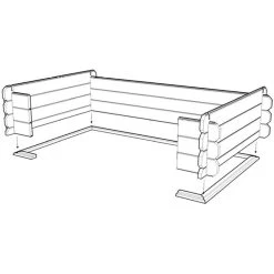 Poutre De Contour En Bois Traité Autoclave 40mm SOLID -Nesling Magasin poutre de contour en bois traite autoclave 34mm solid 1