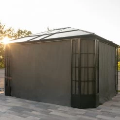 Rideaux Occultants En Polyester Gris Pour Pergola Savino 12x14 - SOJAG 6 Rideaux Occultants En Polyester Gris Pour Pergola Savino 12x14 - SOJAG -Nesling Magasin rideaux occultants en polyester gris pour pergola savino 12x14 sojag 1 1