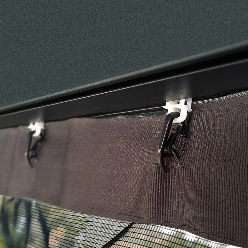 Set De Moustiquaires En Polyester Léger Pour Pergolas Dallas 4300 De 15,5m² - Palram - Canopia 6 Set De Moustiquaires En Polyester Léger Pour Pergolas Dallas 4300 De 15,5m² - Palram - Canopia – Image 4