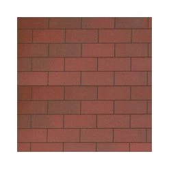 Shingles Rectangulaires Rouge Foncé - Paquets De 3m²