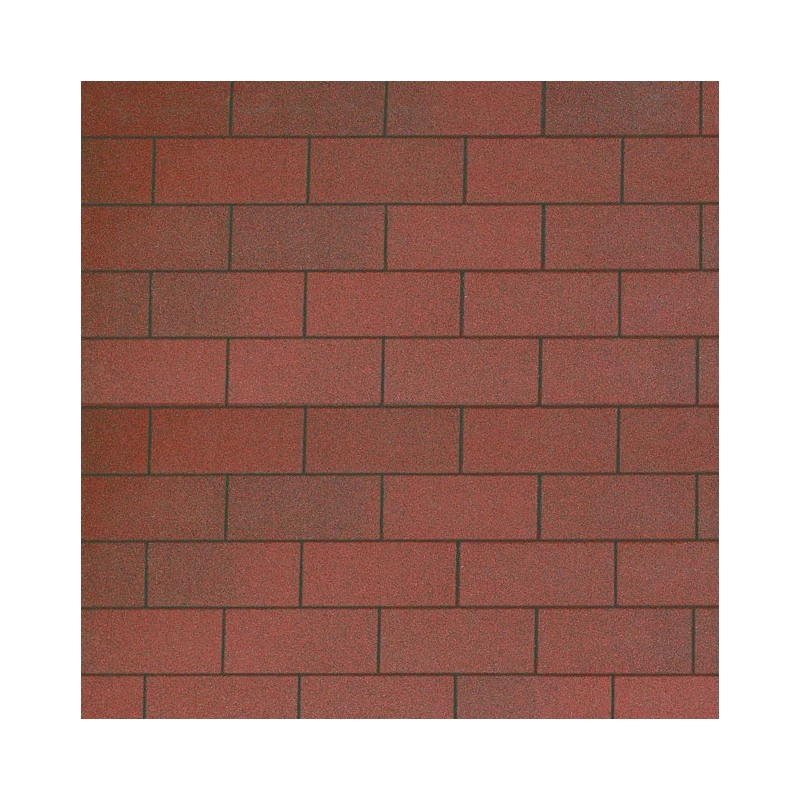 Shingles Rectangulaires Rouge Foncé - Paquets De 3m² 3 Shingles Rectangulaires Rouge Foncé - Paquets De 3m²