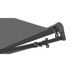 Store Banne Manuel 350x250cm DECO Toile Polyester Grise - X-METAL 10 Store Banne Manuel 350x250cm DECO Toile Polyester Grise - X-METAL -Nesling Magasin store banne manuel 350x250cm deco toile polyester grise x metal 2