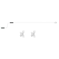 Store Banne Manuel 350x250cm EASY Toile Polyester Beige - X-METAL -Nesling Magasin store banne manuel 350x250cm easy toile polyester beige x metal 4